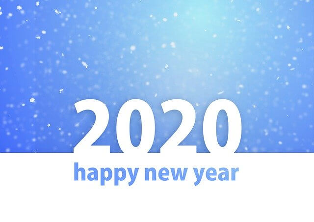 2020年が良い年となりますように。